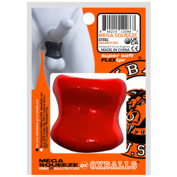 Oxballs Ballstretcher Mega Squeeze 30 mm - Hauteur 50 mm Rouge